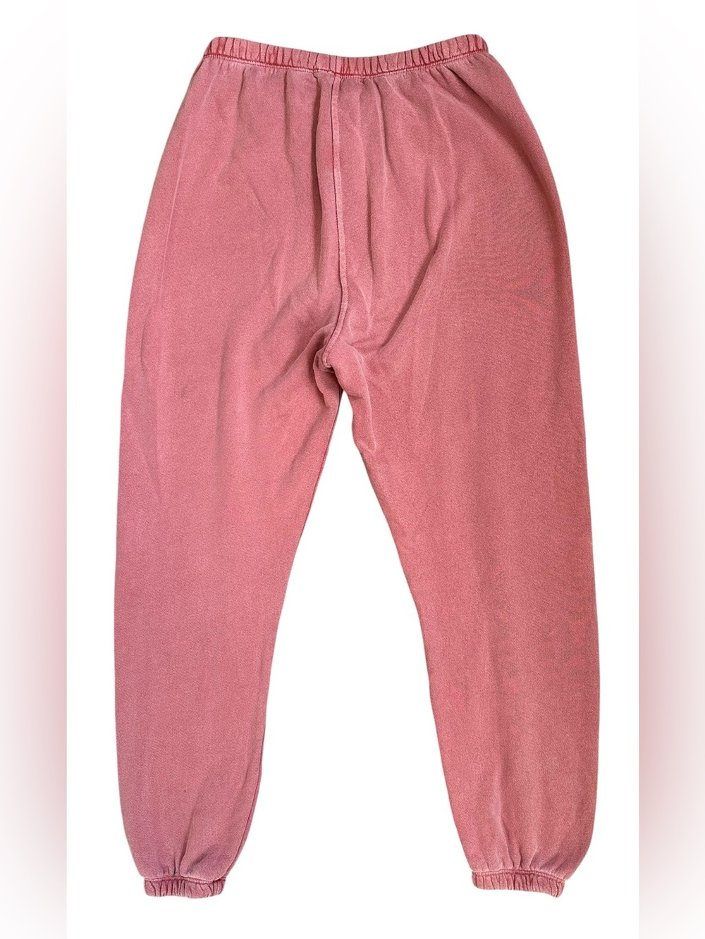 PerfectWhiteTee Washed Faded Red-ish Pink Cotton Sweatpants Size XS - Picture 5 of 6